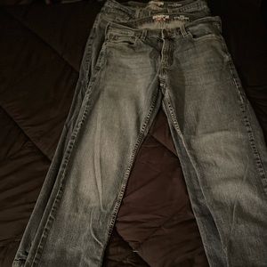 Denizen Levi’s 218 Straight Fit Jeans 33x32, Men’s (Two pair)